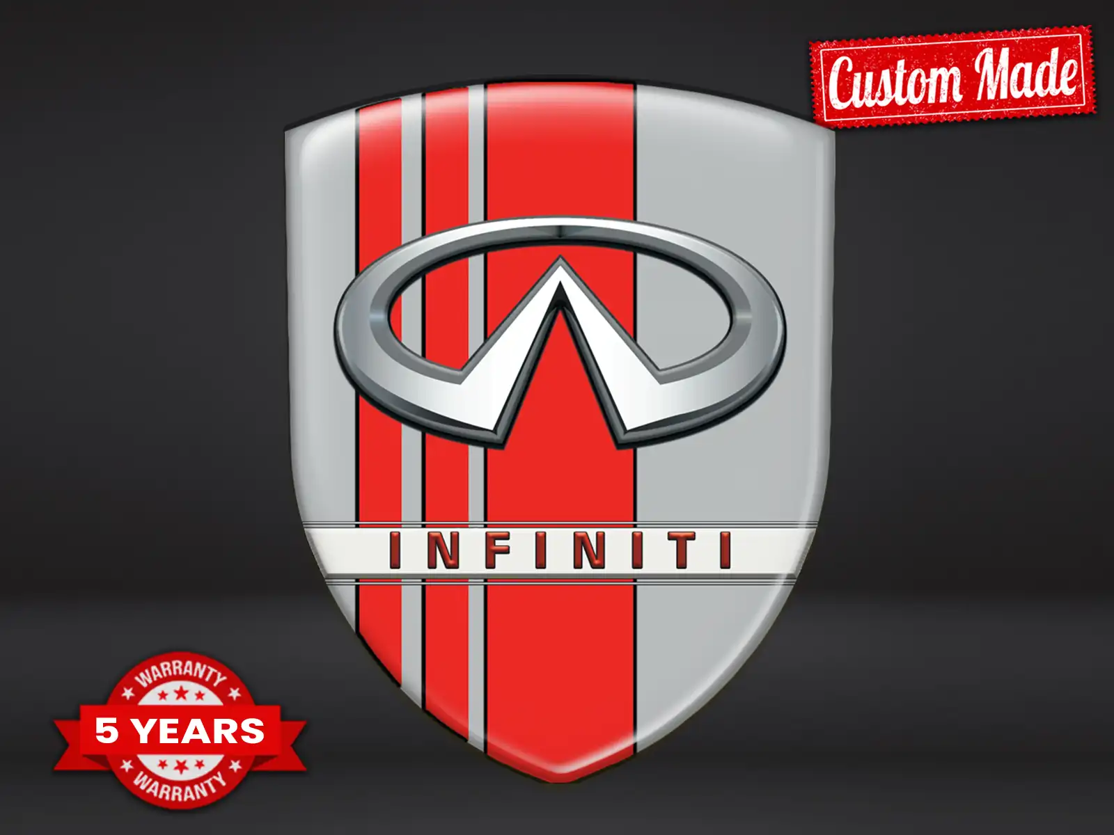 Infiniti Stickers Pare-Chocs Perso Style Max Pro Résistant